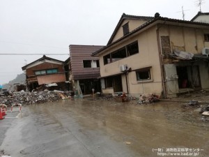 令和2年7月豪雨で浸水により損壊した住宅